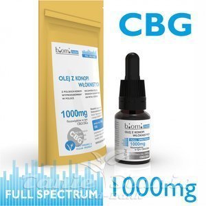 Olej konopny CBG 10% fitozwiązków - full spectrum 10ml - 2
